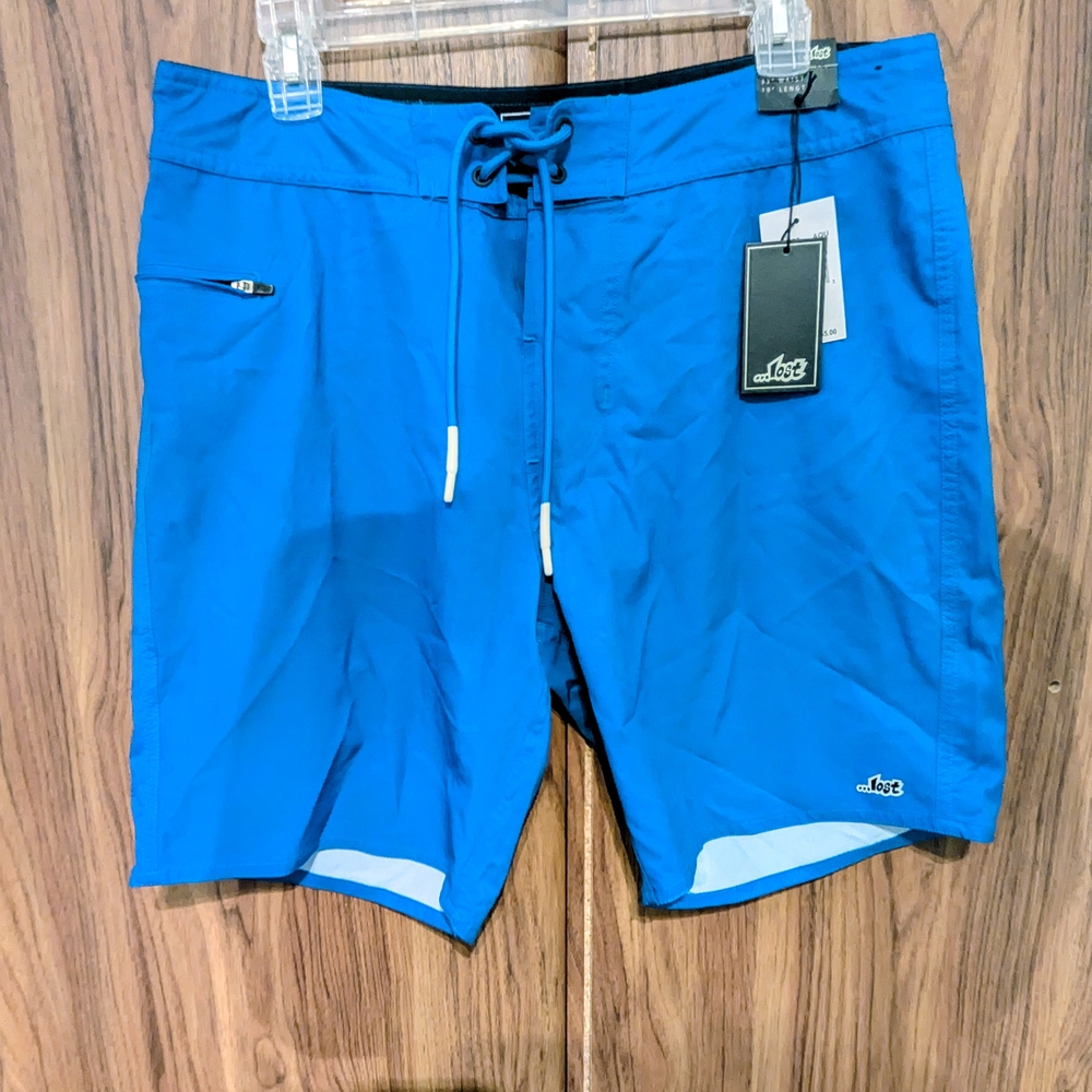 Lost Electric Blue Men's Board Shorts